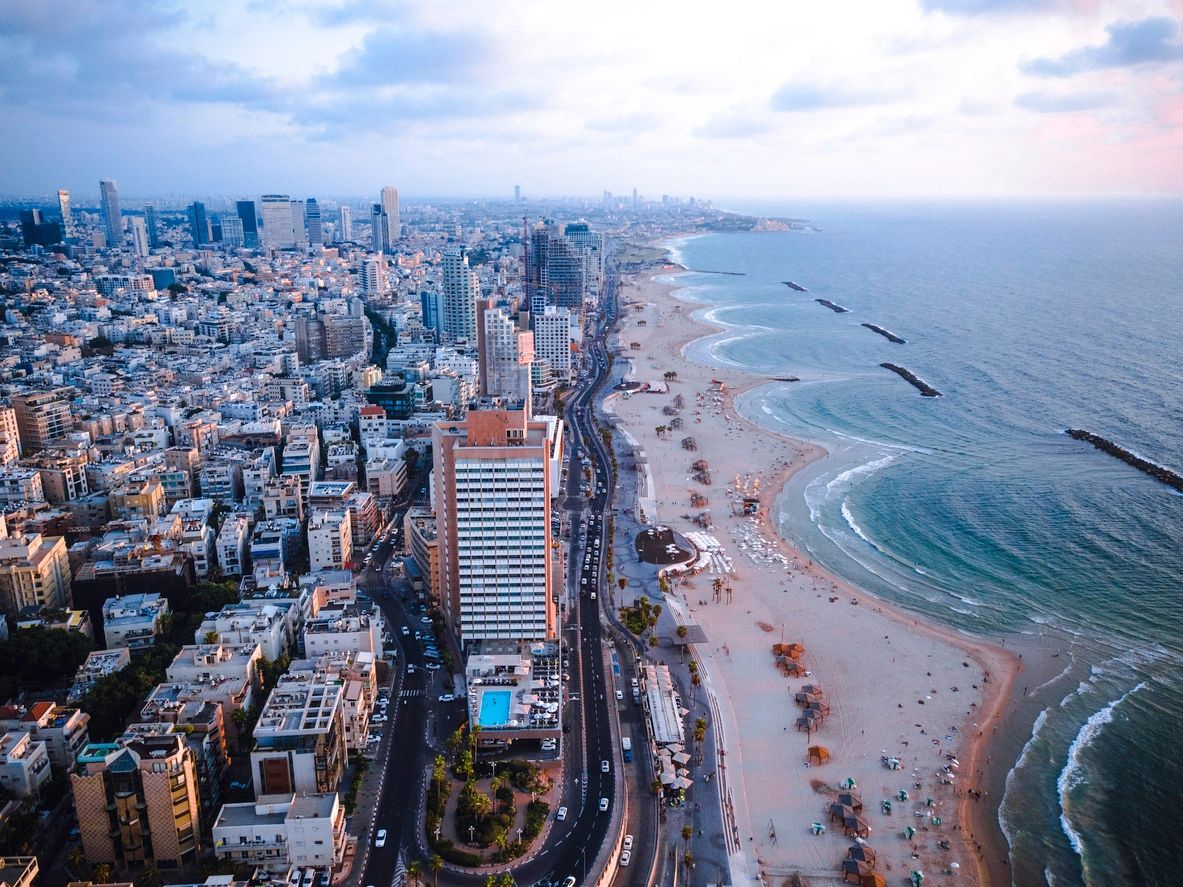Tel Aviv coastline